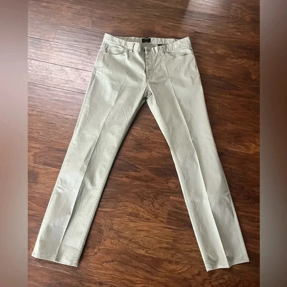 Men’s Theory Straight Slim Fit Khaki pants -Size 36